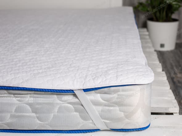 Наматрацник ECOTTON з гумкою на кутках, мікрофібра, cинтепон, 90X200 см